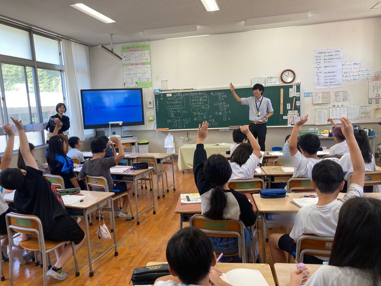 姫路市教育長になり、学校現場を視察した