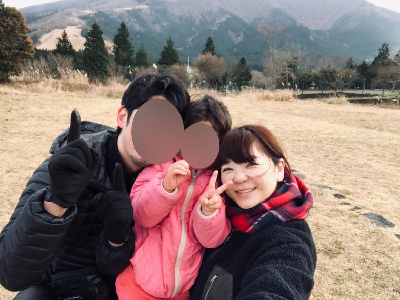 家族3人で過ごす貴重な休日