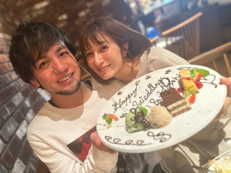 旦那さんとお誕生日に