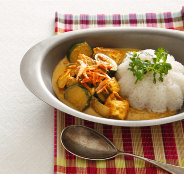 桜えびと厚揚げのエスニックカレーレシピ