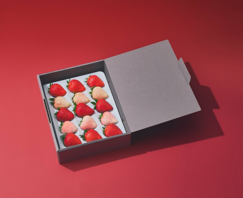 まるで宝石箱！綺麗に箱詰めされた「ORVIIA」のイチゴ