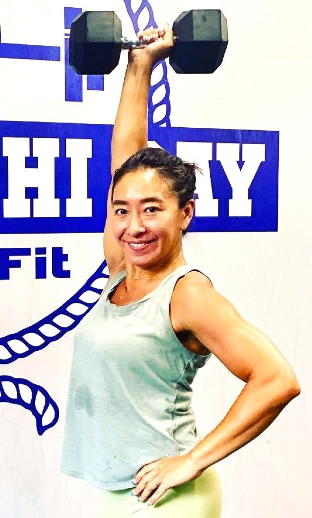経営のジムで自らもトレーニング
