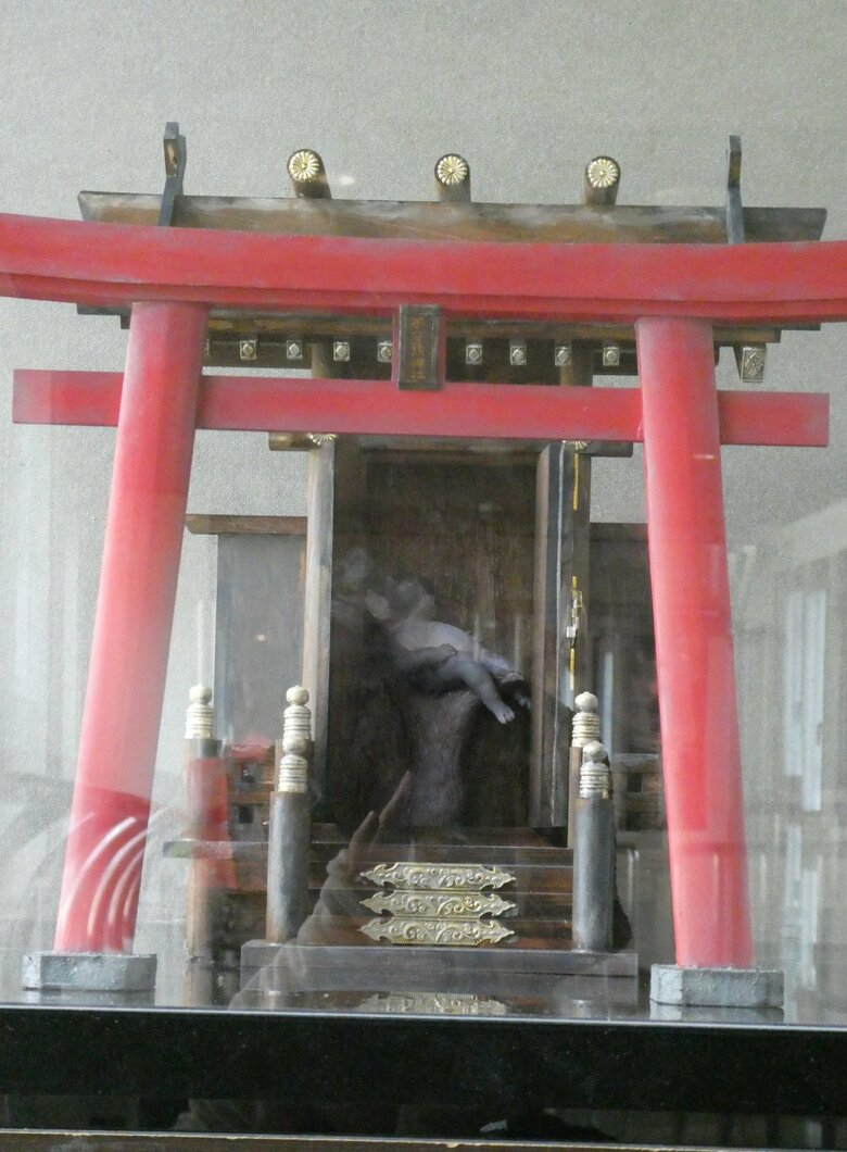 コアラ館にはだいちを「ご神体」にした神社も！