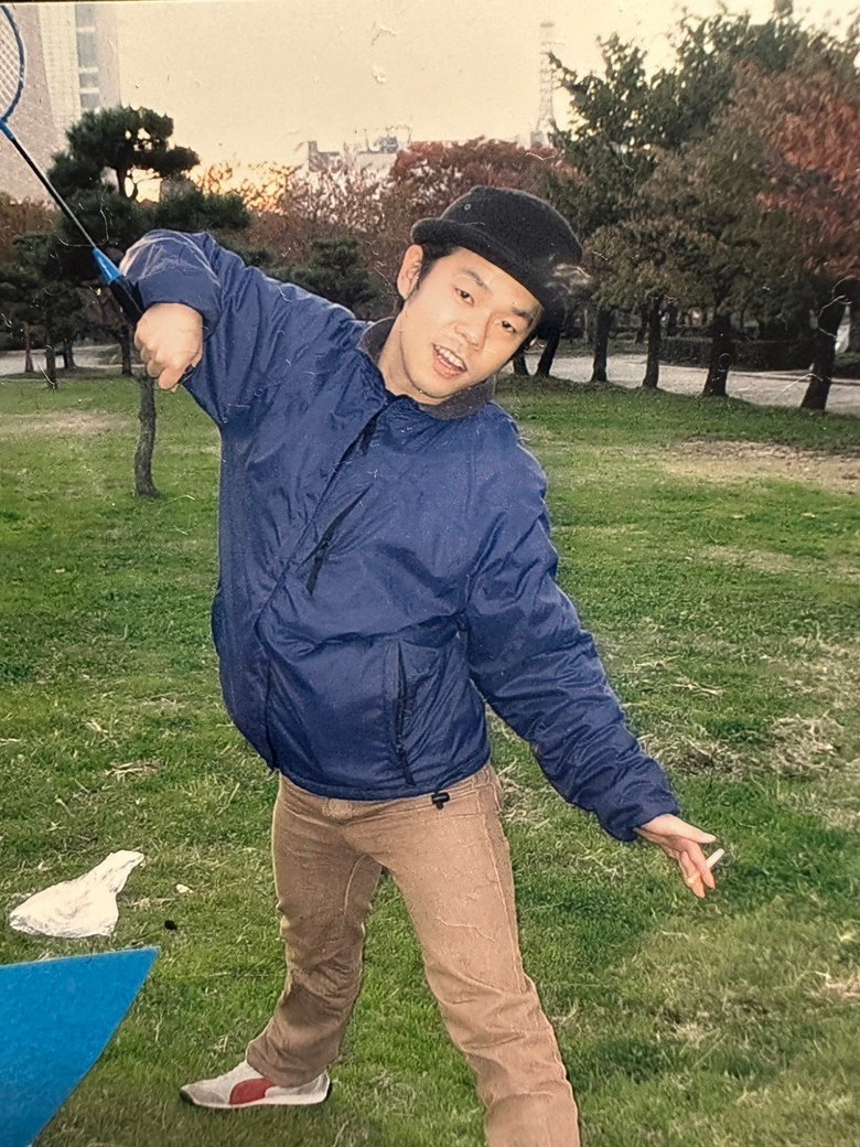 夫の篤宏さん（ダイアン津田）と出会った2004年頃の写真「若い！」