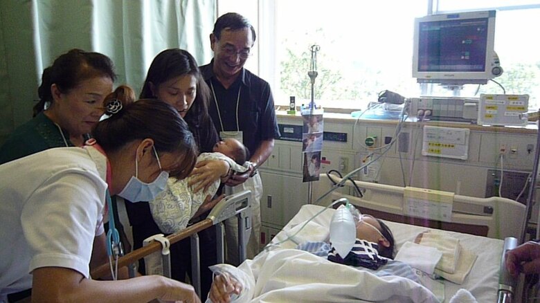 2022年8月30日、初めて意識が戻った日。12日ぶりに娘と対面した