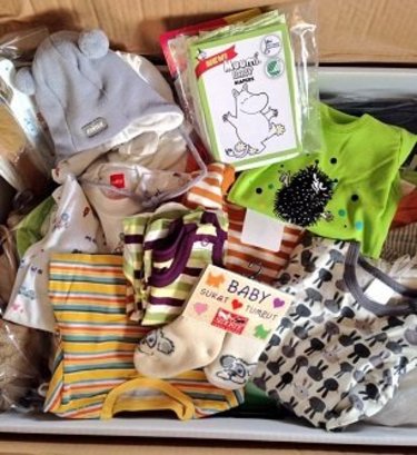 育児用品、どどんと届く！フィンランドの育児パッケージを頼んでみた。