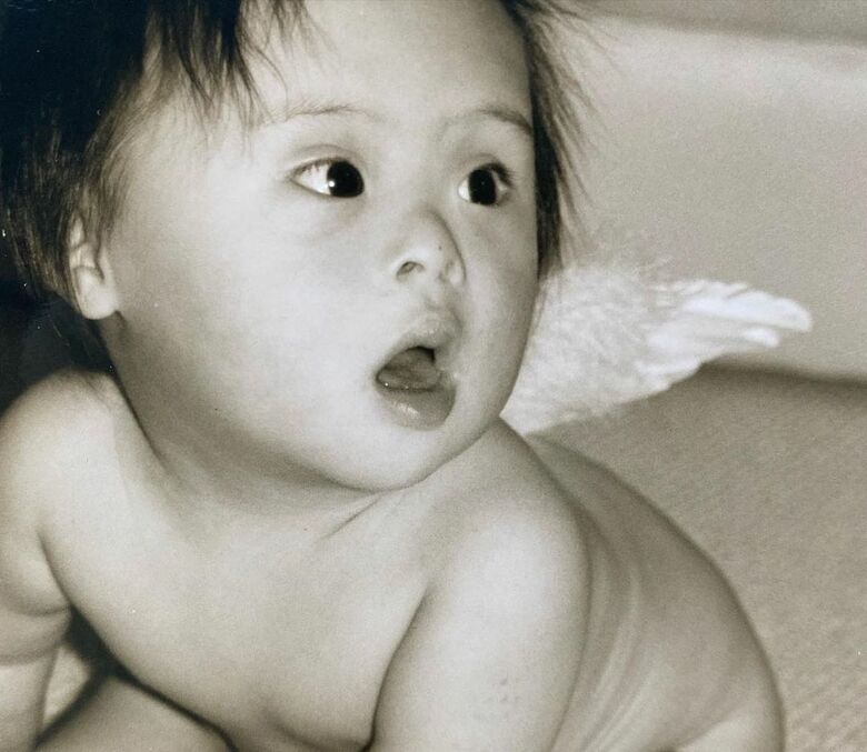 長男・海人さんの赤ちゃん時代（本人のInstagramより）