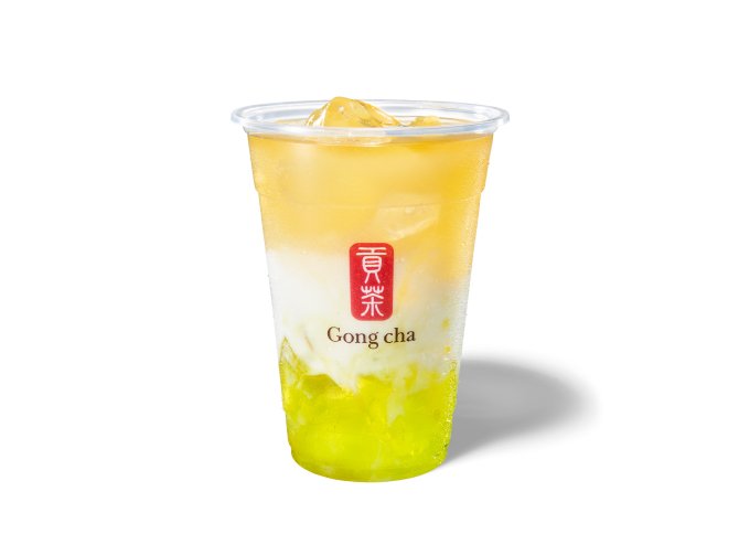 歴代2位の売り上げを記録したプレシャスシャインマスカットシリーズ（写真はプレシャス シャインマスカット ヨーグルミルクティー）