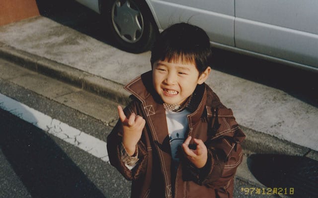 ５歳のときの東田直樹さん