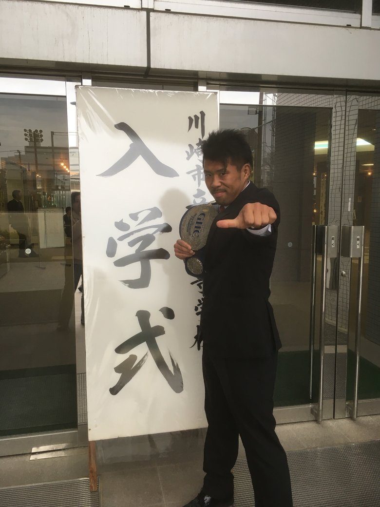 定時制高校の入学式にて