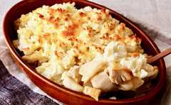鶏肉とはんぺんのマヨグラタン「ホワイトソース不要で超手軽！」