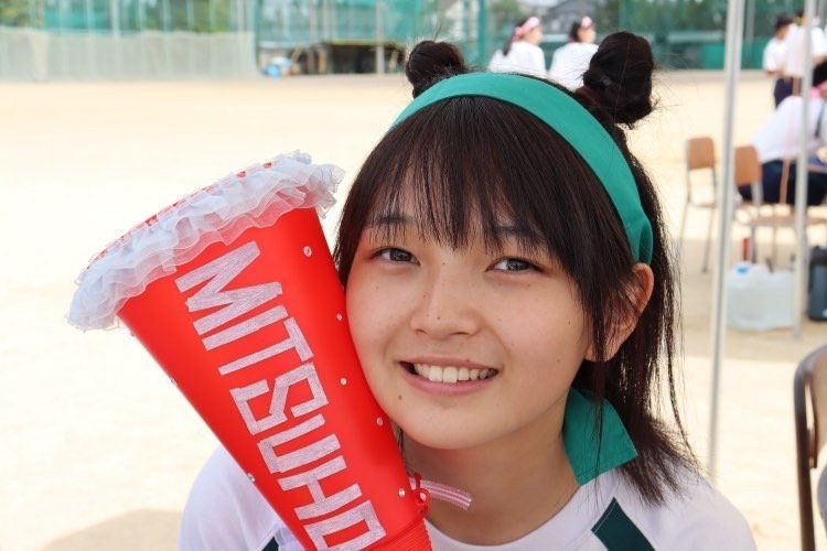 オーディションを受けまくっていた高校生のころ。体育祭での一枚