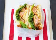 鮭フライサンドイッチ弁当のレシピ