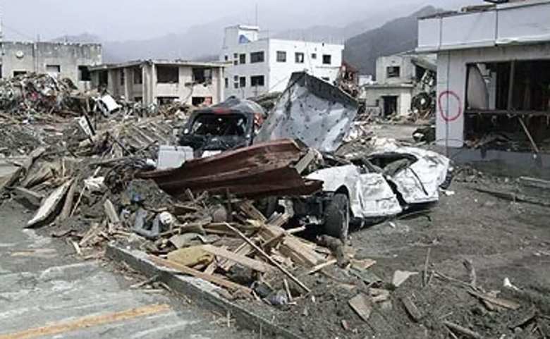 震災当時の風景