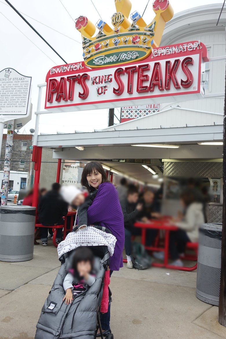 フィラデルフィアへ家族旅行