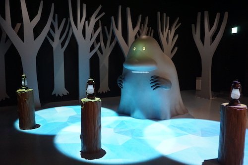 光と映像で楽しむ、アートなムーミンの世界
