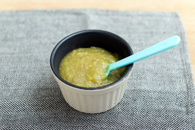 ▲「スープ」モードで「さつまいものペースト」を作ってみた。