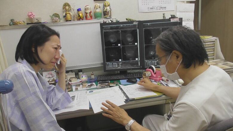 手術の前日、再建手術ができなくなったという事実を知らされた