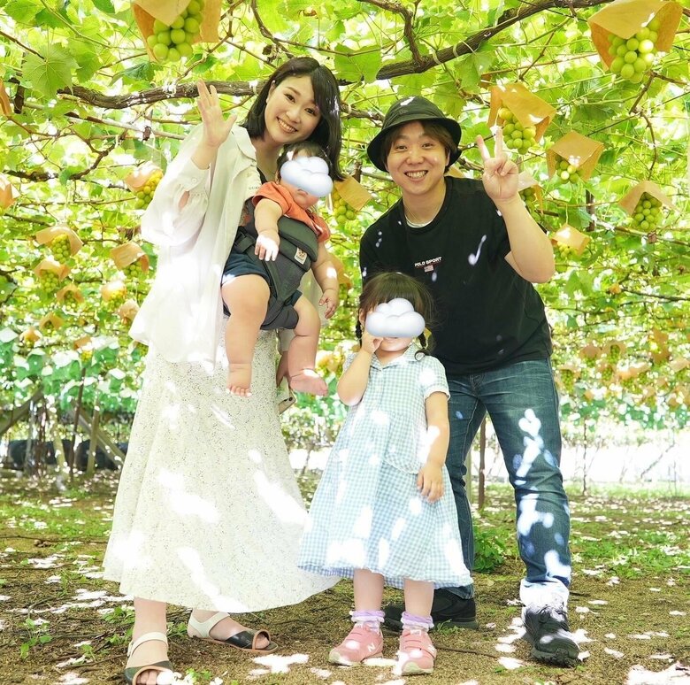 現在は5歳と3歳のお子さんの親であるおふたり。とっても幸せそうです