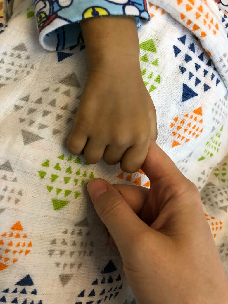 「母と子の絆」こどもホスピスで過ごしていたころの夕青くんと石田さん