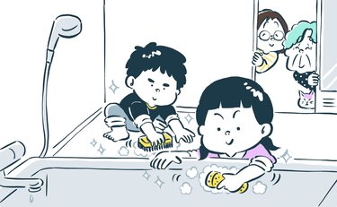 風呂掃除1回100円は少ない？成長とともに変わる三世代同居のおこづかい制度