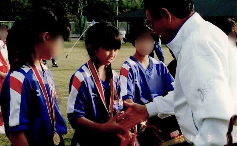 小6のころ。小・中と群馬で1位になり、小6と中3でMVPを取った