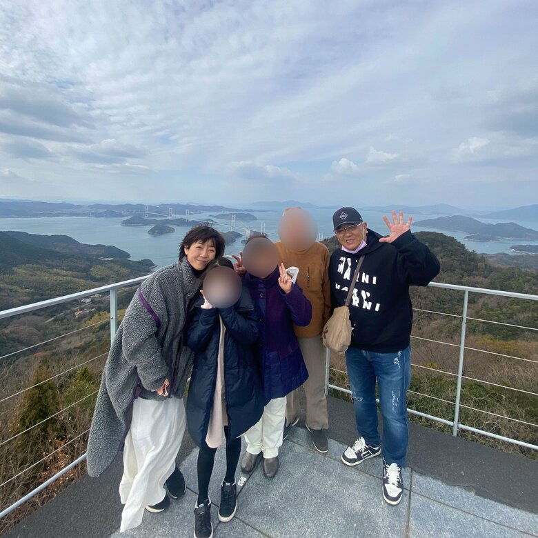 親戚と旅行したとき