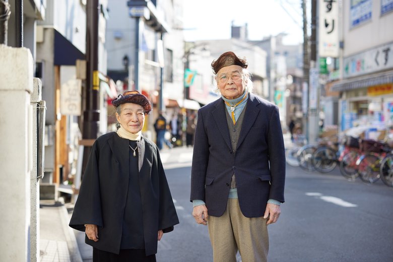 「マキシマクラウン」を創り出した91歳の巻島京子さんと巻島幸三さん（87歳）