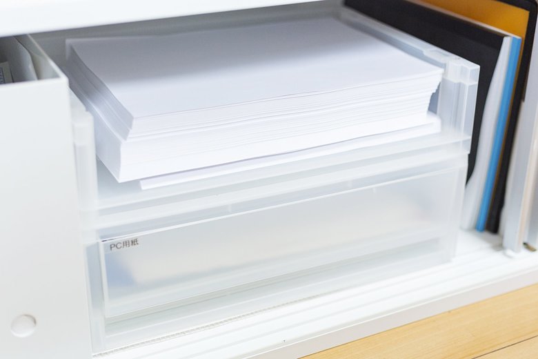 ポリプロピレンケース引出式・横ワイド・浅型　幅３７×奥行２６×高さ１２ｃｍ
ポリプロピレン収納ラック・薄型　幅３７×奥行２６×高さ９ｃｍ