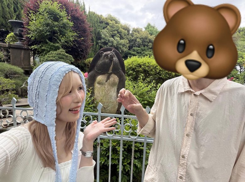 ウィッグでおしゃれを楽しみながら、休日は旦那さんとお出かけ