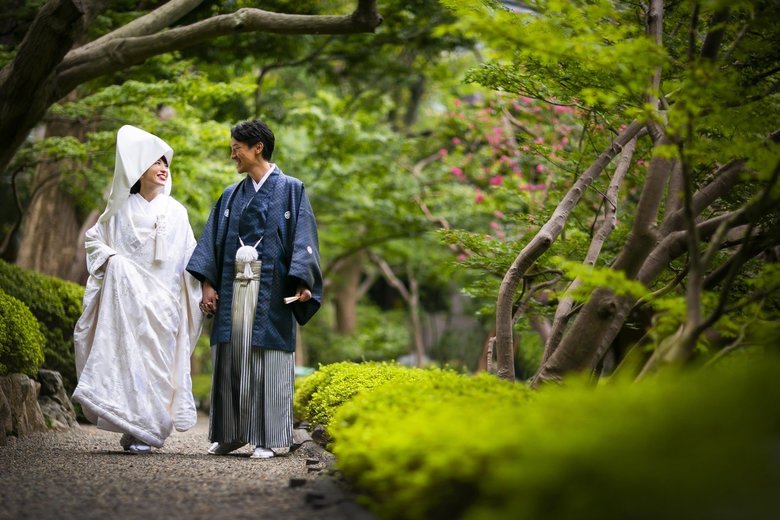 和装でのフォトウェディング