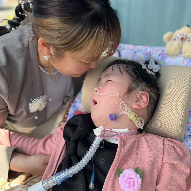 6歳9か月、特別支援学校の入学式の日