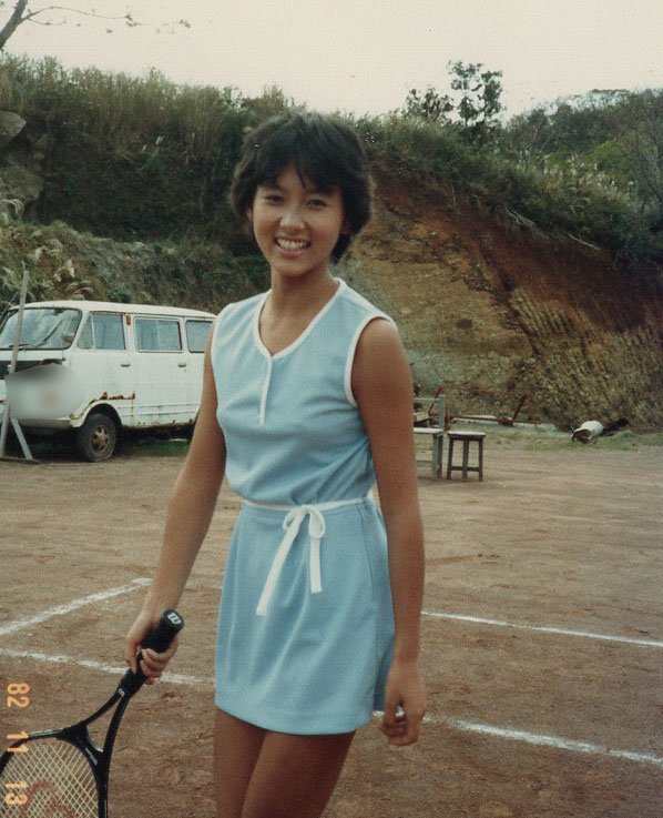 テニスを楽しむ