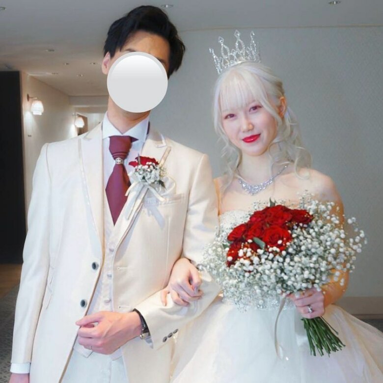 りり香さん結婚式にて