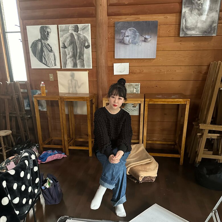 自伝的作品の映画化で撮影に同行した東村アキコさん