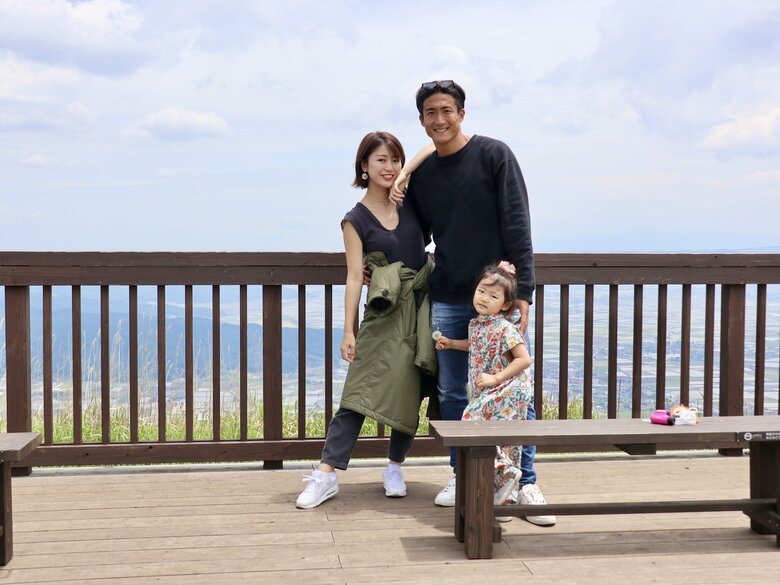 村上さん家族の3人でのショット