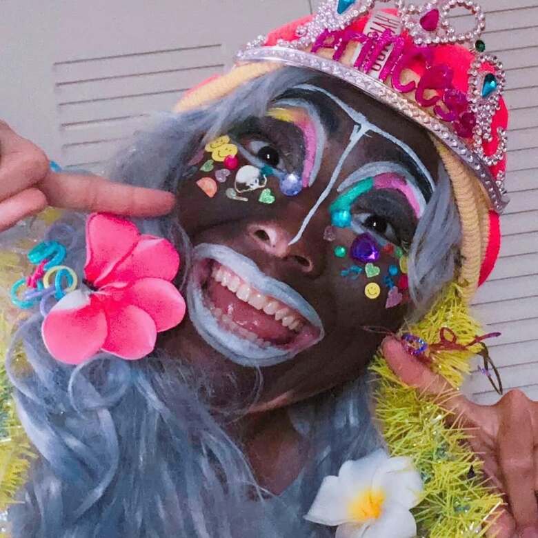 ヤマンバギャル時代のあぢゃさん