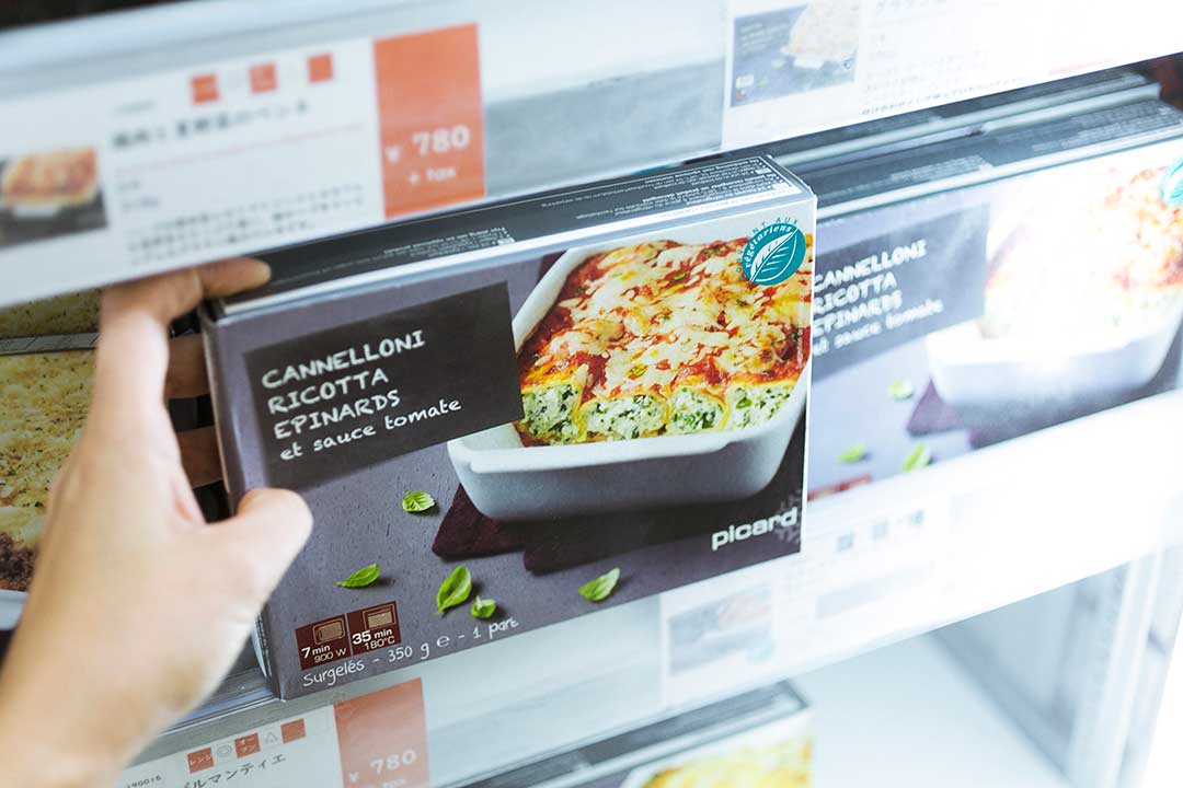 picard(ピカール)のリコッタチーズとほうれんそうのカネロニ