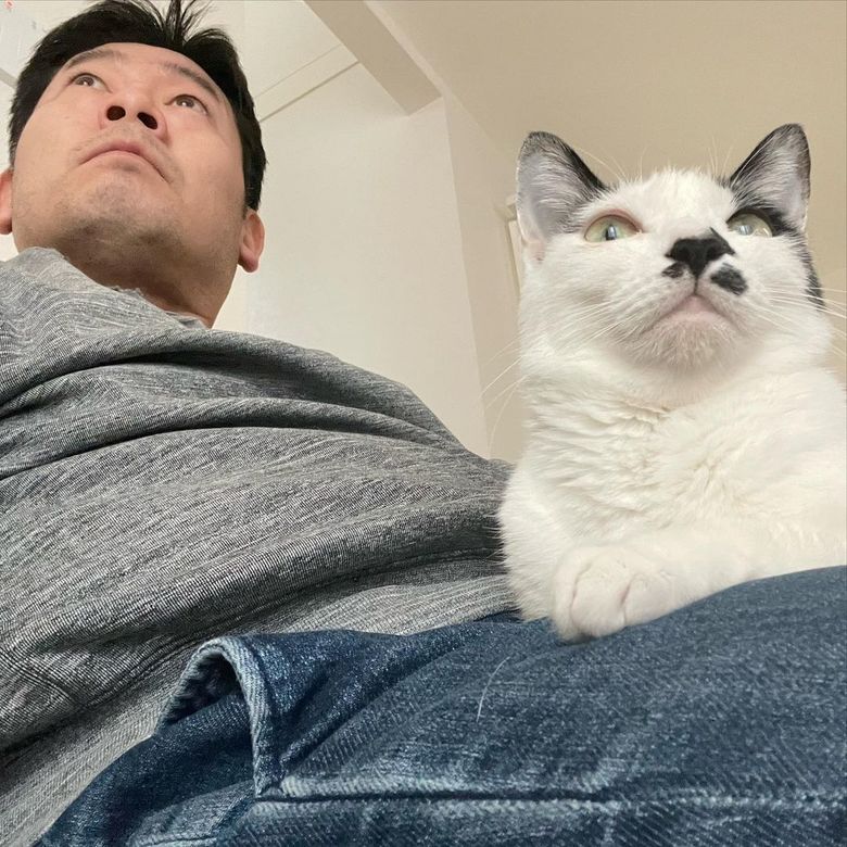 山本高広さんと愛猫