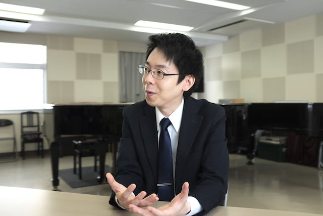 小田先生の専門は音楽教育学