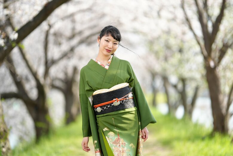 着物姿も素敵！