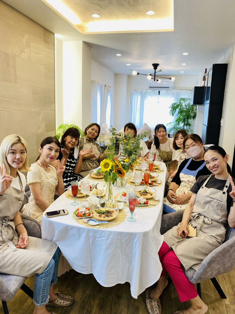 友人たちとのホームパーティで元気をもらうそう