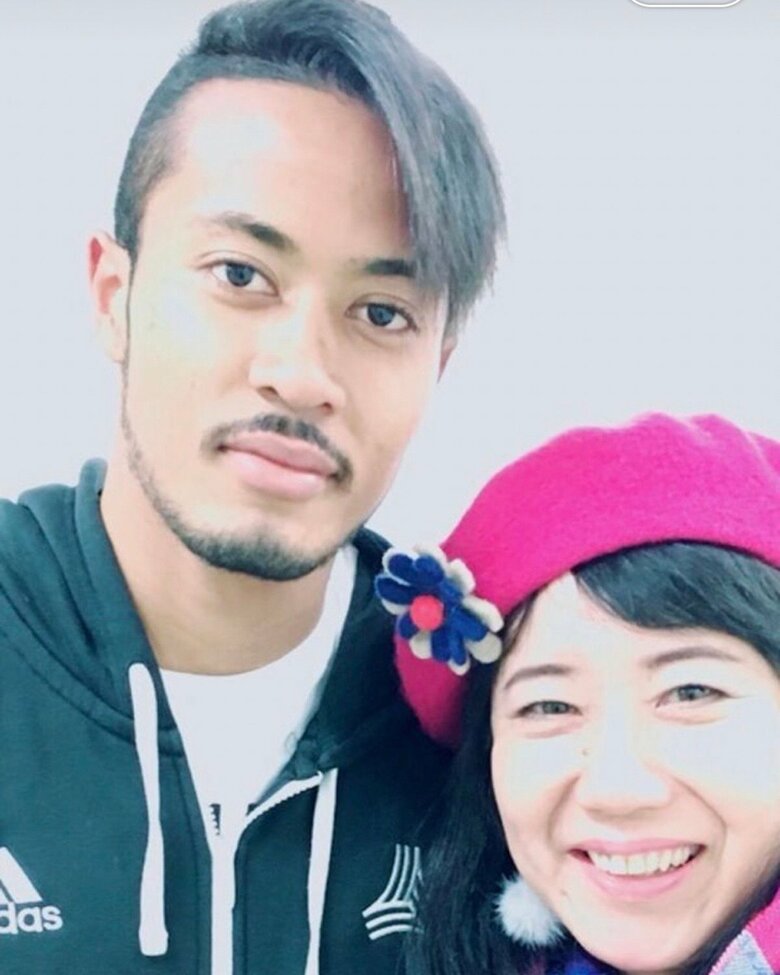 鈴木武蔵選手と母・真理子さん