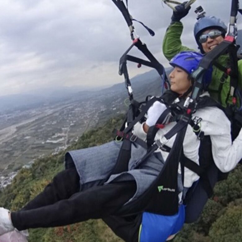 パラグライダーに挑戦！
