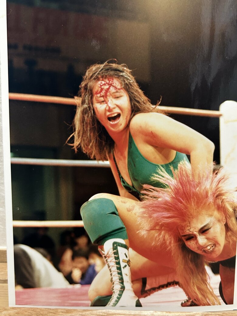 狭き門のオーディションを突破し、プロレスラーとして活躍していた頃