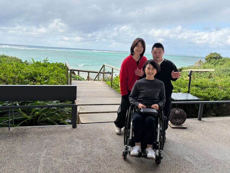 作家であり娘の奈美さん、息子の良太さんと