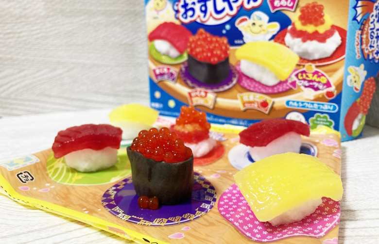 本物のお寿司そっくりのお菓子「たのしいおすしやさん」