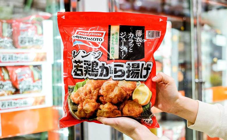 3:味の素 レンジ若鶏から揚げ 1kg　998円（税込）