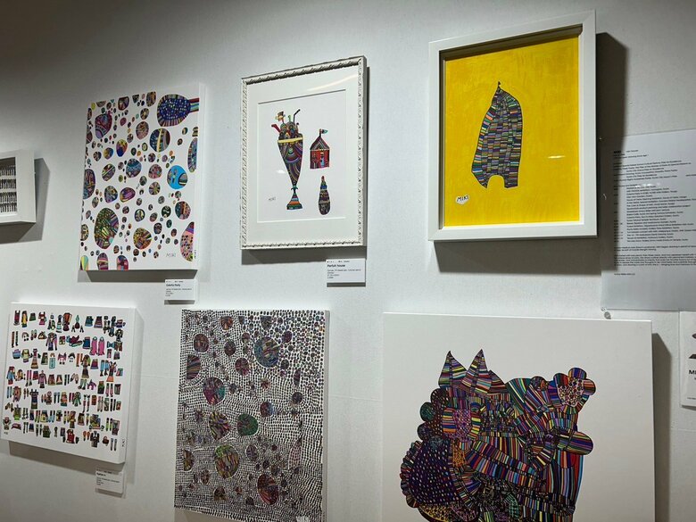 2024年のフランス・パリでの展示会の様子（Amour Briller MIKI(R)）