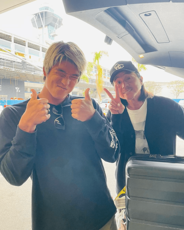 父・勉さんとも仲良し